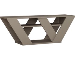 Pipralla TV-meubel | 100% MELAMINE | Lichtmokka - Emob - Woonkamerkasten - Taupe - Melamine - Woonkamerkasten - Op voorraad