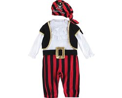 Piraten Romper voor Baby Jongens - Carnaval Outfit Kleding Sets