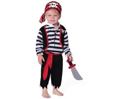 Piratenkostuum voor baby's en peuters - Dressup set en accessoires voor Halloween