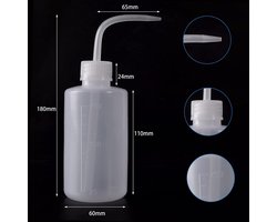 Pissetflessen voor Planten en Water geven, Transparant Plastic, 250 ml, Set van 3, Tuinaccessoires, Watergeefsystemen, Plantenverzorging