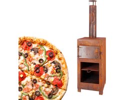 Pizza oven + Terraskachel roestkleurig