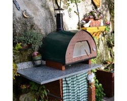 Pizza Party - Houtgestookte Pizzaoven - 70 x 70 - Groen