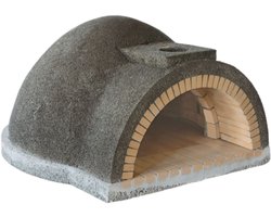 Pizzaoven Classic Small – Houtgestookt – Handgemaakt – Gele Vuurvaste Stenen – Inclusief Stalen Deur