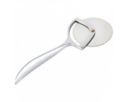 Pizzasnijder - Deegsnijder - Pizzames - Pizzaroller - Scherp - RVS - Zilver