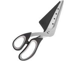 Pizzasnijder en Serveerset voor Pizza, 27 cm, RVS Mes met Lifter en Geïntegreerde lepel