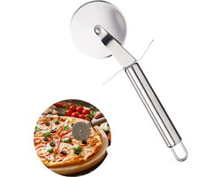Pizzasnijder - RVS - Vaatwasserbestendig - Deegsnijder met Ophanghaak - Pizzames - Pizza snijder