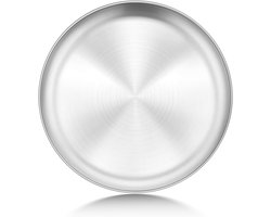 Pizzavorm RVS – 30 cm Ronde Pizzapan – Set van 1 – Duurzaam & Gezond – Ovenbestendig – Gemakkelijk te Reinigen & Vaatwasserbestendig