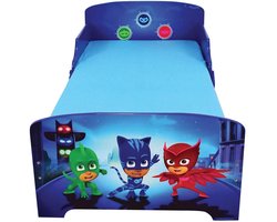 PJ Masks - Peuter Bed - 70 x 140cm - Blauw - Inclusief lattenbodem