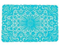 Placemat blauw - &k amsterdam placemat - klevering placemat - onderzetter