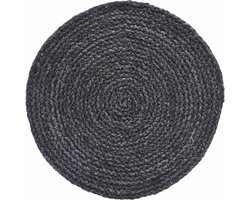 Placemat Circle grijs / blauw - 4 stuks