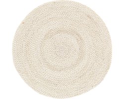 Placemat Elin rond wit set/4