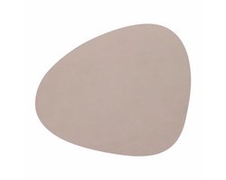 Placemat Lind DNA Curve L Nupo Clay Brown (Set van 4)-37 x 44 cm