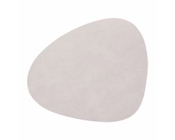 Placemat Lind DNA Curve L Nupo Oyster White (Set van 4)-37 x 44 cm