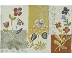 Placemat Norrebro met bloemen - 32 x 48 cm - Sander