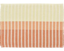 Placemat Reggia Perzik oranje - 35 x 50 cm - 100% katoen - Placemats
