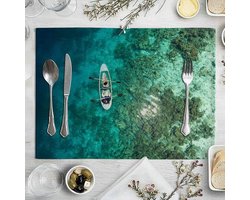 Placemat Set - Tafelonderleggers - Eettafel Decoratie - Set van 4 stuks - 32 x 42 cm - Meerdere Kleuren