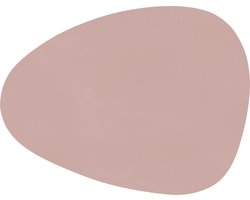 Placemat Stone Togo - kunststof - SET/6 - mauve - 43x32cm