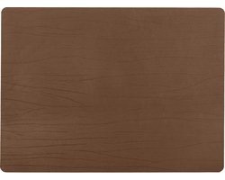 Placemat TITAN rechthoekig, SET/6, 33x45cm, bruin dubbelzijdig