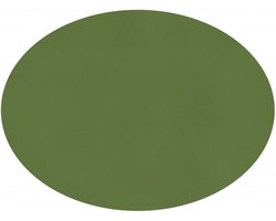 Placemat Togo ovaal - kunststof - SET/6 - dille - 33x45cm