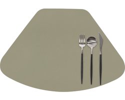 Placemat TOGO WEDGE, SET/6, 32x48cm, taupe
