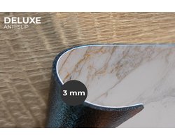 Placemats - 6 stuks - 45x30 cm - Placemat kunststof - Marmer print - Steen - Wit - Goud - Marmerlook - Steen - Luxe - Borden onderleggers - Decoratie voor op tafel - Keuken tafeldecoratie accessoires - Vinyl onderlegger - Tafelversiering