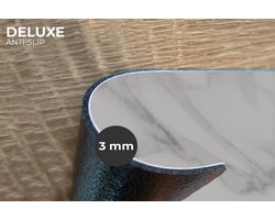 Placemats - 6 stuks - 45x30 cm - Placemat kunststof - Marmer print - Structuur - Wit - Grijs - Steen - Marmerlook - Borden onderleggers - Decoratie voor op tafel - Keuken tafeldecoratie accessoires - Vinyl onderlegger - Tafelversiering