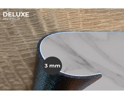 Placemats - 6 stuks - 45x30 cm - Placemat kunststof - Marmer print - Structuur - Wit - Grijs - Steen - Marmerlook - Borden onderleggers - Decoratie voor op tafel - Keuken tafeldecoratie accessoires - Vinyl onderlegger - Tafelversiering