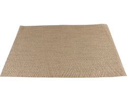 Placemats (6 stuks) Polyester - Goud - 30 x 45cm - Anti-slip - Hittebestendig - Onderhoudsvriendelijk - Tafelaccessoires - Onderzetters