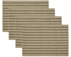 Placemats Fica naturel 35x46cm - 4 stuks