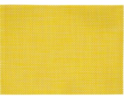 Placemats - geel - 4x stuks - geweven - 45 x 30 cm - onderleggers - tafeldecoratie