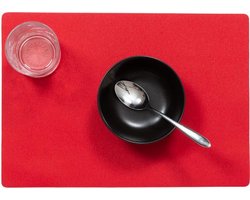 Placemats Uni rood