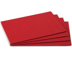 Placemats, van vilt, verschillende kleuren, 4 stuks