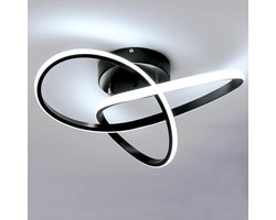 plafondlamp - 40cm - Medium - LED - 38 W - 4275 LM - 6500 K - koel wit licht - voor woonkamer, slaapkamer, balkon