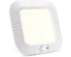 Plafondlamp Binnen/buiten - LED-plafondlamp - 180LM - Foto-elektrische sensor - Natuurlijk licht - Bewegingssensor - Werkt op batterijen - Geschikt voor kledingkast Hal Kelderkast
