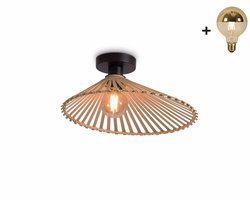Plafondlamp - BROMO - Bamboe.