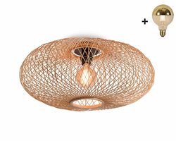 Plafondlamp - CANGO - Bamboe - Naturel.