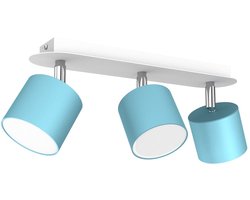 Plafondlamp Dixie 3xGX53 Blauw/Wit