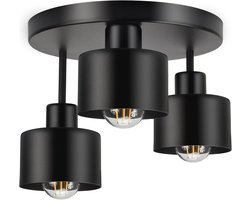 Plafondlamp E27 Zwart - Elegante Hanglamp voor Moderne Interieurs