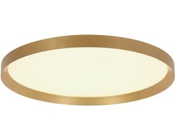 Plafondlamp Flady 3685GO goud Ø40 cm - voor binnen, modern design, van Steinhauer, gemaakt van metaal, kunststof en elektronica