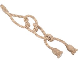 Plafondlamp Hanglamp E27 Hennep Touw Vintage Stijl - 2 Meter Lengte - Inclusief Lamphouder - Geschikt voor E27 Lampen - Van 85 tot 265V Spanning