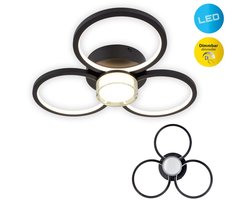 Plafondlamp Hanglamp geïntegreerde LED "CIMO" diameter 43,6cm Metaal Kunststof