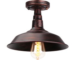 Plafondlamp Industrieel Woonkamer Lampenkap Vintage Keuken Slaapkamer E27 Vintage Rood