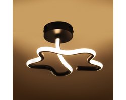 Plafondlamp Industrieel Zwart Led - Plafoniere Zwart - Plafondlampen Plafondlamp Kinderkamer Slaapkamer Ster