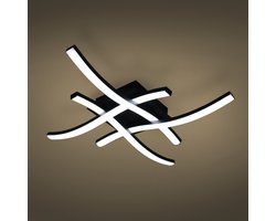 Plafondlamp Industrieel Zwart - Plafoniere Zwart - Plafondlampen Plafondlamp Led Kinderkamer Slaapkamer Wave