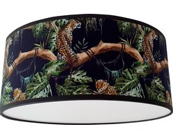 Plafondlamp Jungle luipaard zwart-sfeerverlichting-lamp-kinderkamer-E27-kinderkameraccessoires-diffuser-jungle