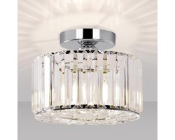 Plafondlamp Kristallen Moderne Woonkamer Plafonniere voor Slaapkamer Keuken Hal Chroom