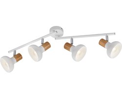 Plafondlamp Latika 4-lichts wit - R81524031