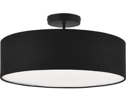 Plafondlamp Missouri plafonnière Ø45 cm zwart en wit 3xE27
