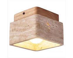 Plafondlamp Modern Slaapkamer 3W E27 Plafondverlichting Plafonniere voor Woonkamer Houtkleur