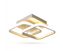 Plafondlamp Modern Wit - Plafonniere - LED - ⌀ 24 cm